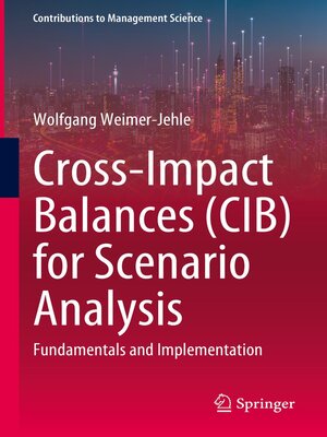 cover image of Cross-Impact Balances (CIB) for Scenario Analysis